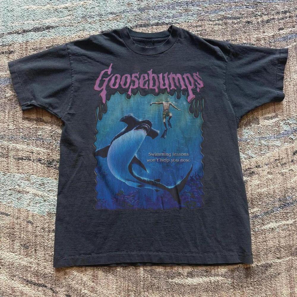 Style Goosebumps Deep Trouble Halloween Unisex Black T Shirt